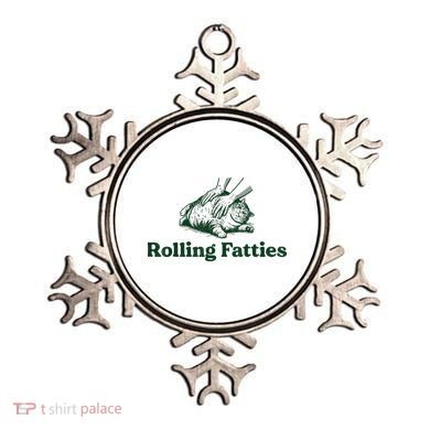 Rolling Fatties Cat Ornament