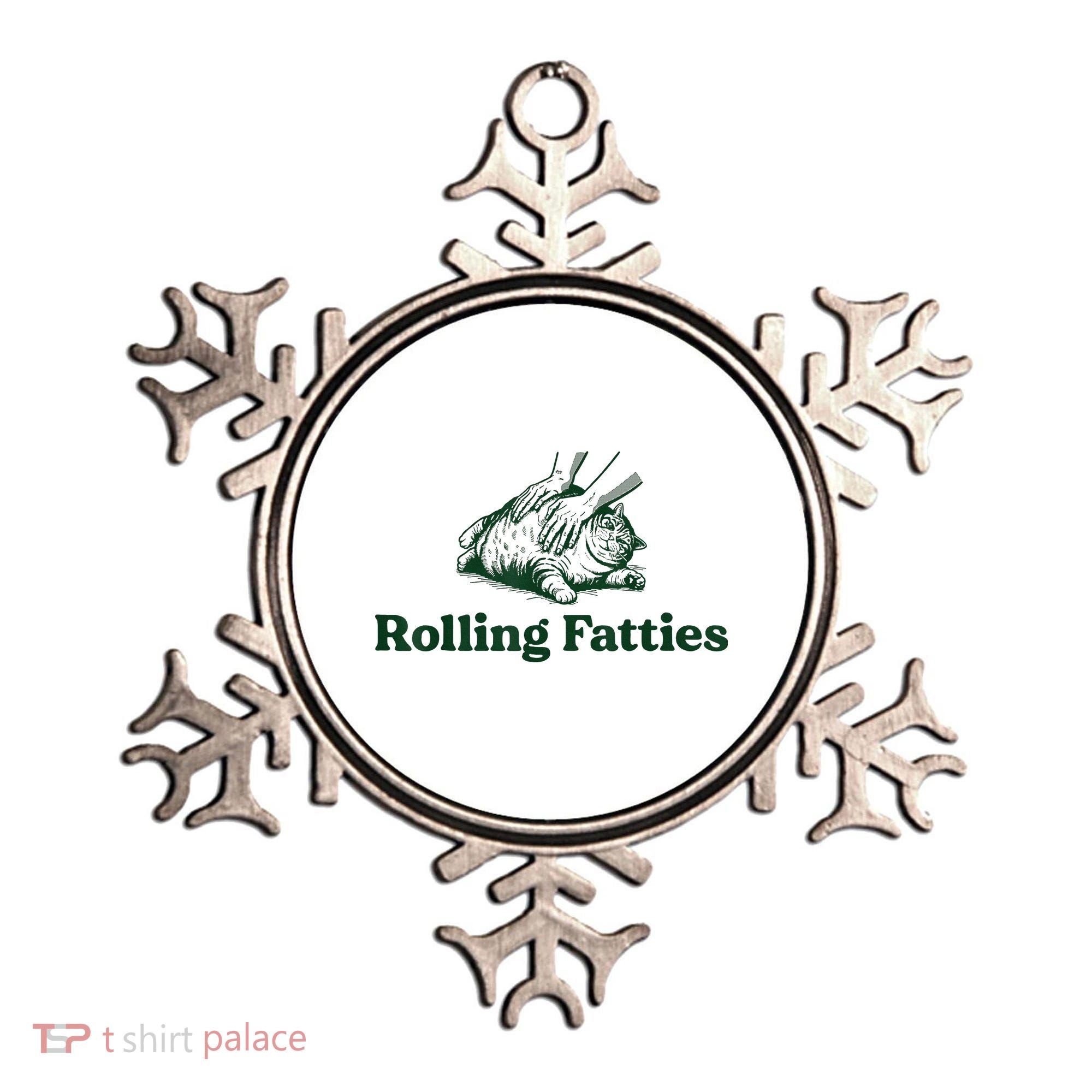 Rolling Fatties Cat Ornament