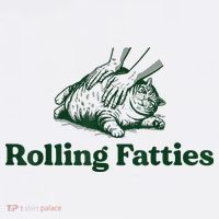Rolling Fatties Cat Ornament thumb 1