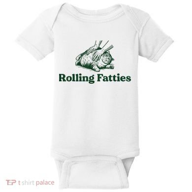 Rolling Fatties Cat Baby Bodysuit