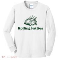 Rolling Fatties Cat Kids Long Sleeve Shirt thumb 0