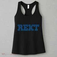 Rekt Funny Crypto Down Bad Parody Women's Tank Top thumb 3