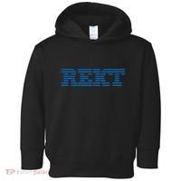 Rekt Funny Crypto Down Bad Parody Toddler Hoodie thumb 0