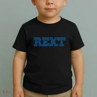 Rekt Funny Crypto Down Bad Parody Toddler T-Shirt thumb 2