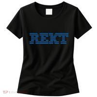 Rekt Funny Crypto Down Bad Parody Women's T-Shirt thumb 0