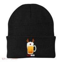 Reinbeer Funny Christmas Holiday Beer Lover Beanie thumb 0