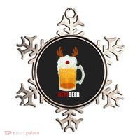 Reinbeer Funny Christmas Holiday Beer Lover Ornament thumb 0