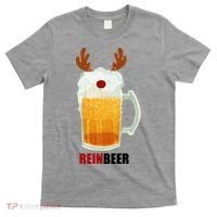 Reinbeer Funny Christmas Holiday Beer Lover T-Shirt thumb 0