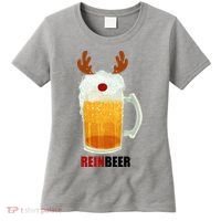 Reinbeer Funny Christmas Holiday Beer Lover Women's T-Shirt thumb 0