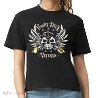 Retro Flight Deck Veteran Skull Naval Aviation Comfort Colors Boxy T-Shirt thumb 0