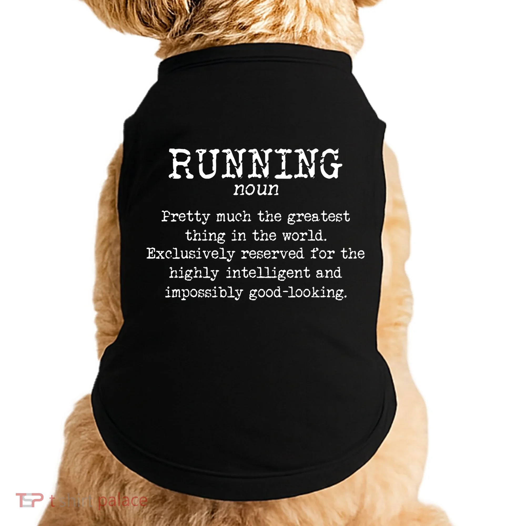 Running Funny Definition Funny 5k Marathon Runner Doggie Tank