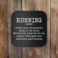 Running Funny Definition Funny 5k Marathon Runner Coaster thumb 0