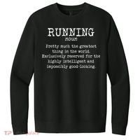 Running Funny Definition Funny 5k Marathon Runner V.I.T. Fleece Crew Sweatshirt thumb 0