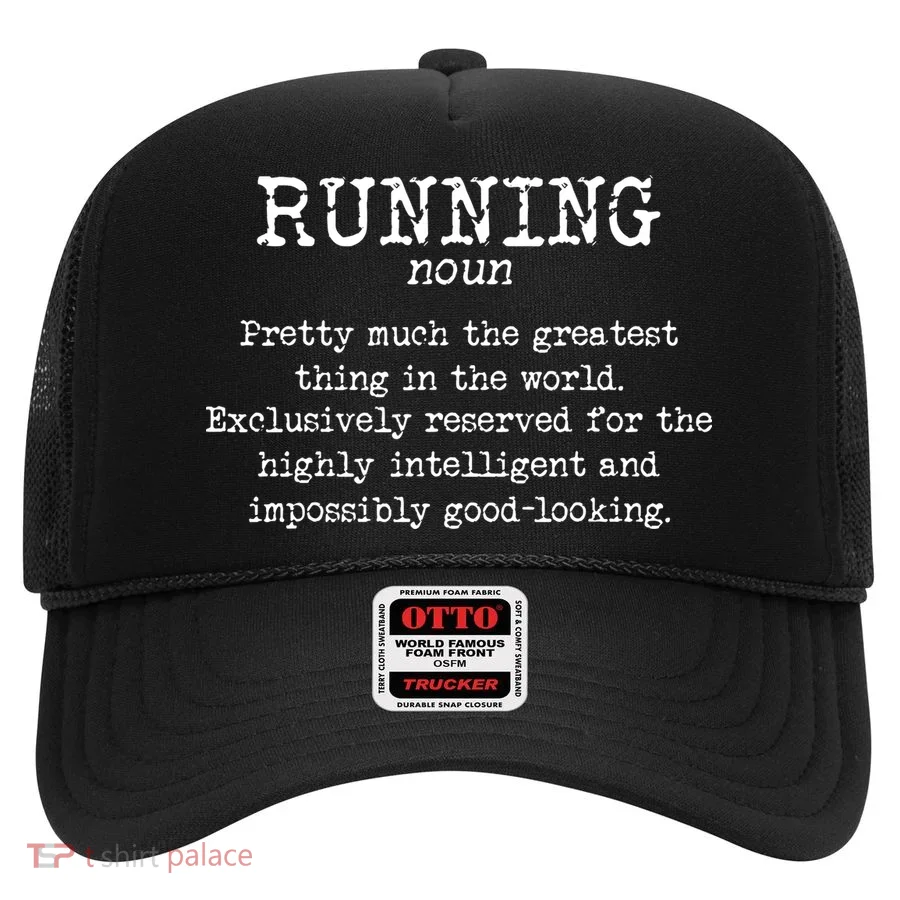 Running Funny Definition Funny 5k Marathon Runner Hat