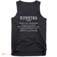 Running Funny Definition Funny 5k Marathon Runner Tank Top thumb 0