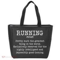 Running Funny Definition Funny 5k Marathon Runner Tote Bag thumb 0
