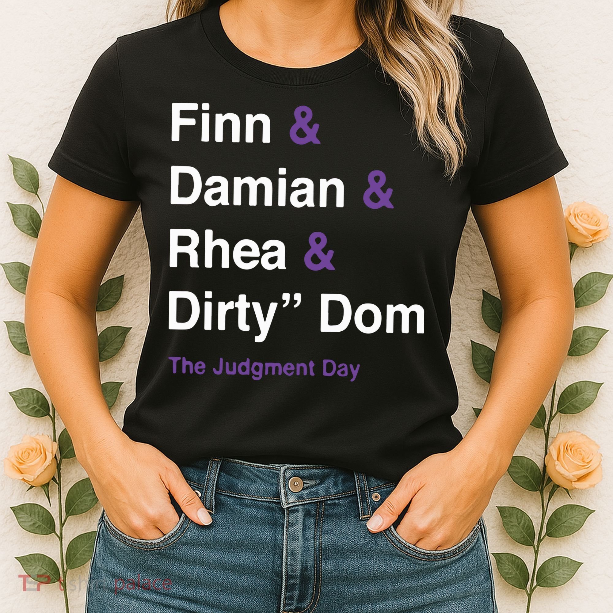 Rtruth Finn Damian Rhea Dirty Dom The Judgment Day Women's T-Shirt