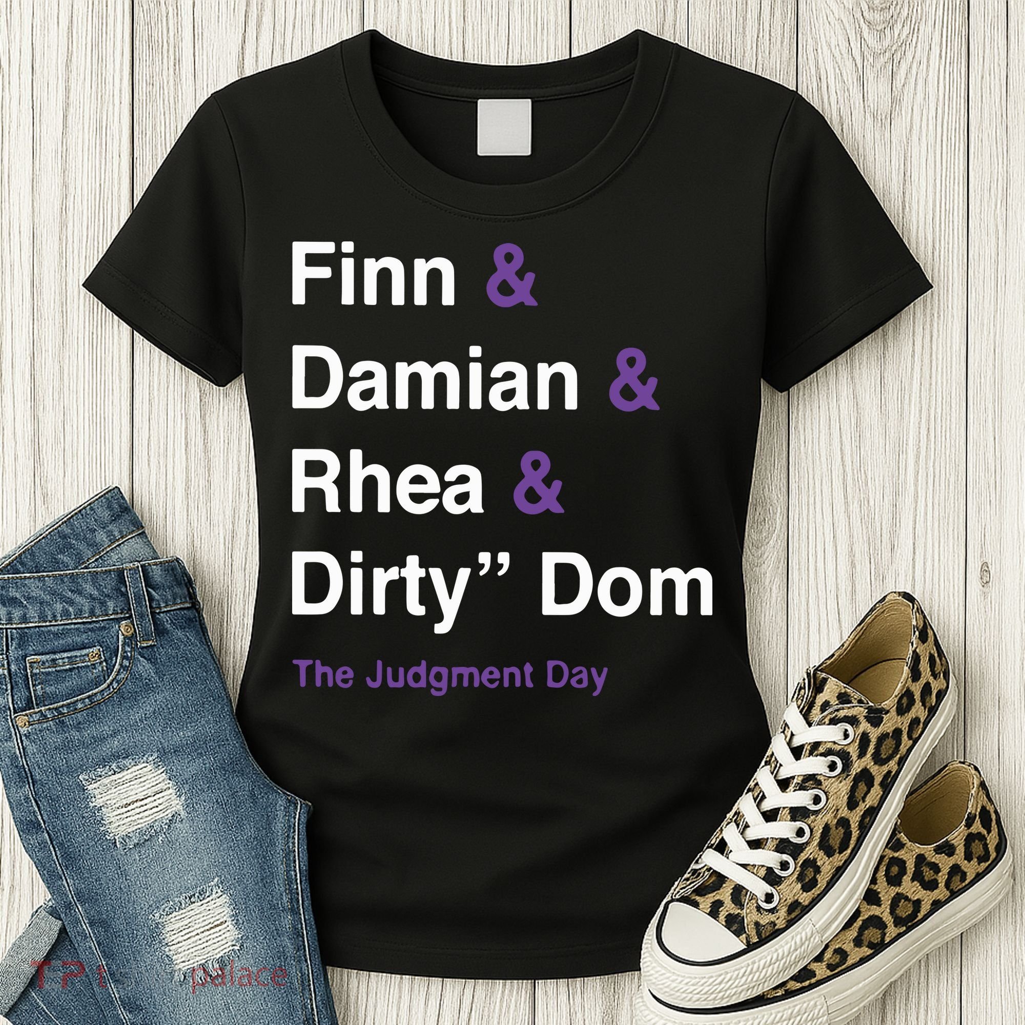 Rtruth Finn Damian Rhea Dirty Dom The Judgment Day Women's T-Shirt