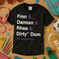 Rtruth Finn Damian Rhea Dirty Dom The Judgment Day Kids T-Shirt thumb 3