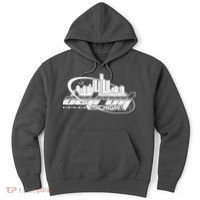 Retro Futuristic Detroit Michigan Skyline Logo Hoodie thumb 0