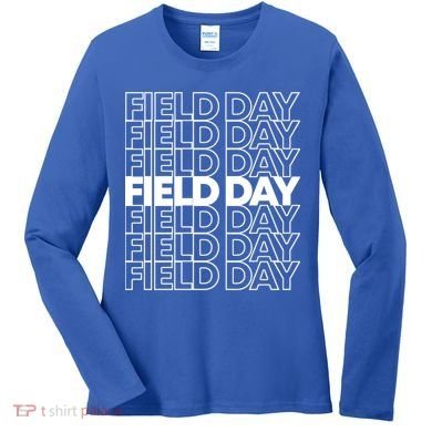 Retro Field Day Gift Women's Long Sleeve Shirt