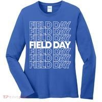 Retro Field Day Gift Women's Long Sleeve Shirt thumb 0