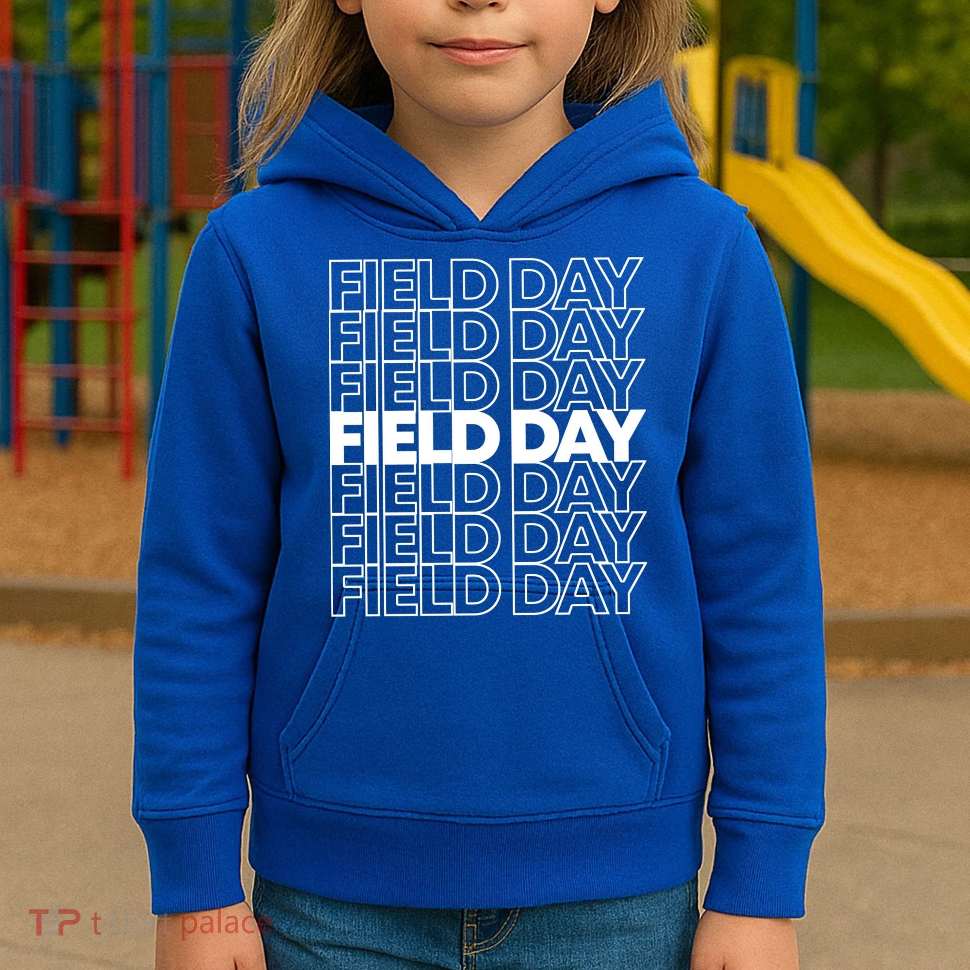 Retro Field Day Gift Kids Hoodie