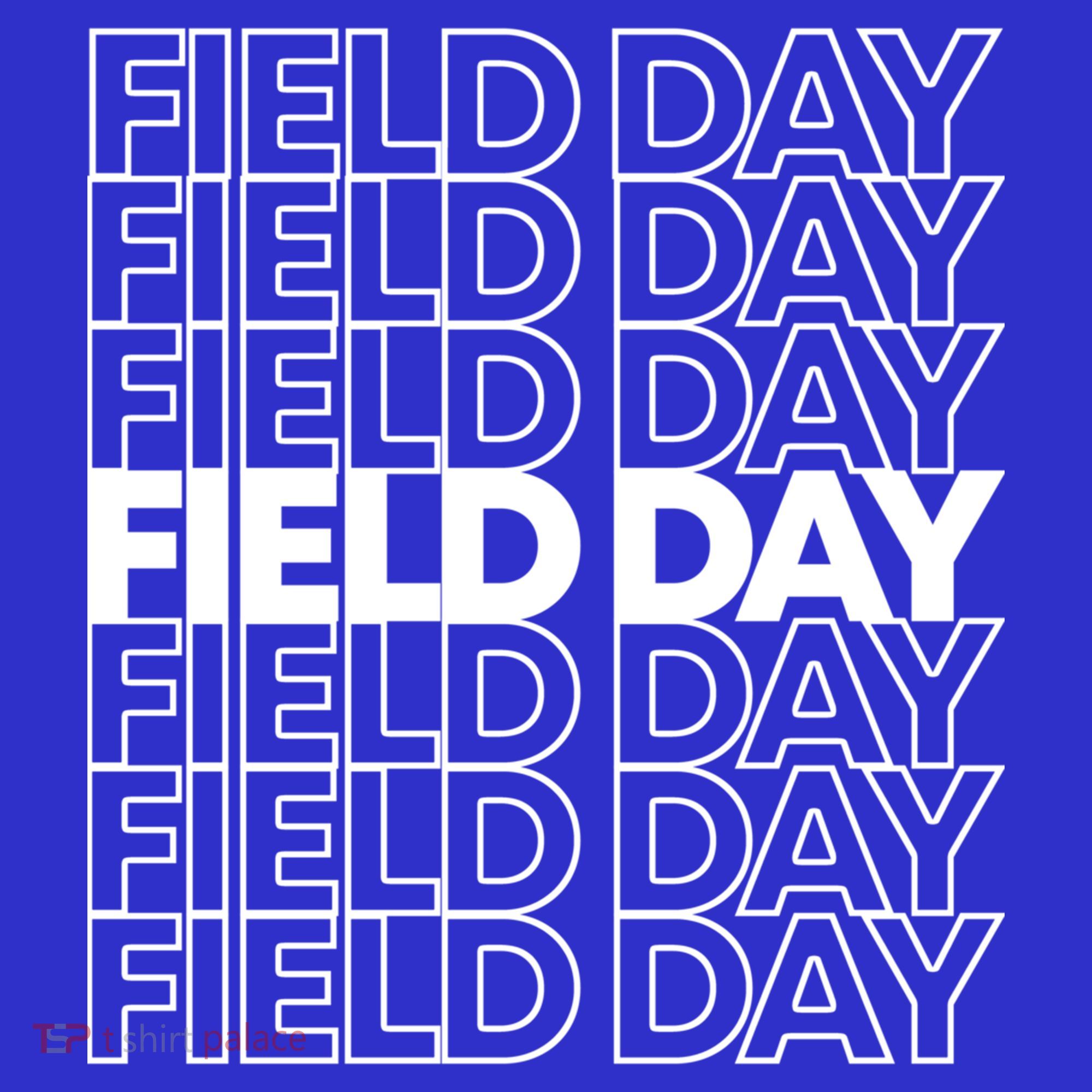 Retro Field Day Gift Kids Long Sleeve Shirt