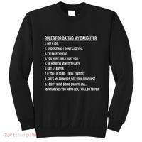 Rules For Dating My Daughter Funny Dad Daughter Sweatshirt thumb 0