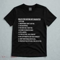 Rules For Dating My Daughter Funny Dad Daughter T-Shirt thumb 5