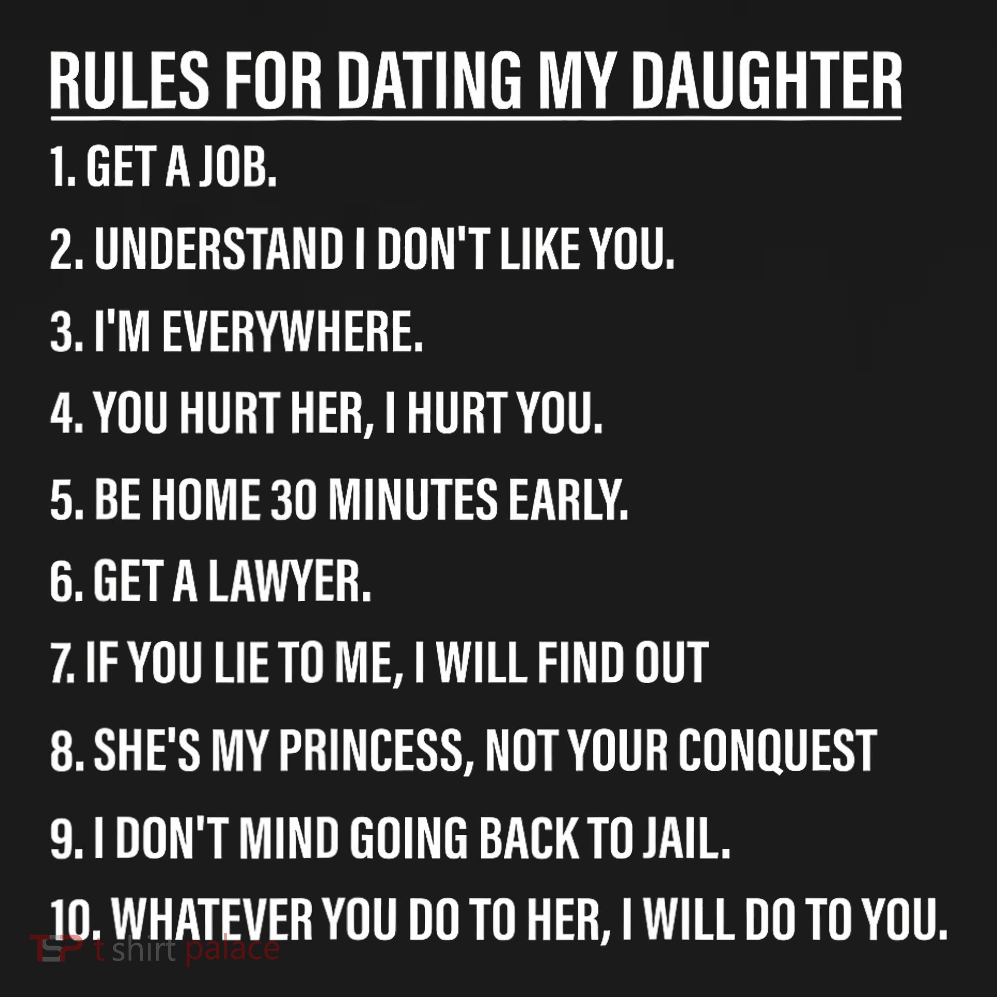 Rules For Dating My Daughter Funny Dad Daughter Women's Hoodie