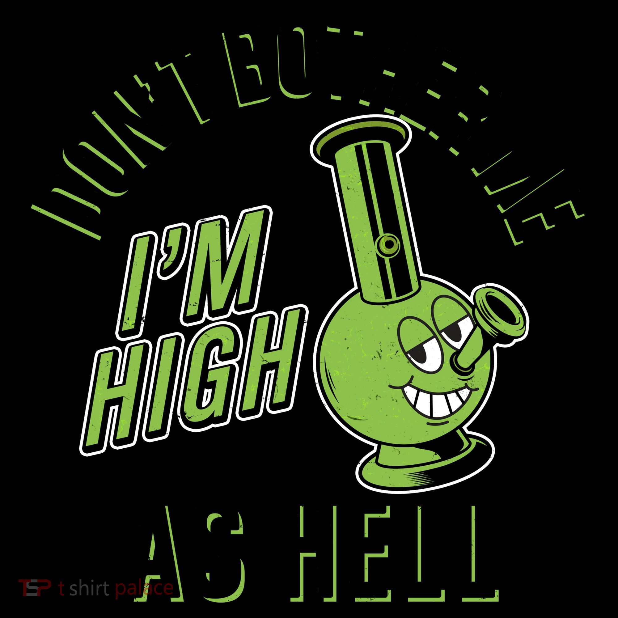 Retro Funny Don't Bother Me I'm High As Hell Coffee Mug