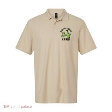 Retro Funny Don't Bother Me I'm High As Hell Polo