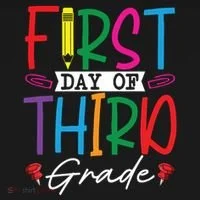 Retro First Day Of Third Grade Team Students Back To School Hoodie thumb 2