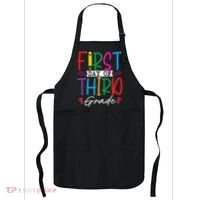 Retro First Day Of Third Grade Team Students Back To School Apron thumb 0