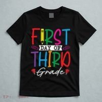 Retro First Day Of Third Grade Team Students Back To School T-Shirt thumb 5