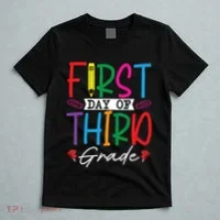 Retro First Day Of Third Grade Team Students Back To School T-Shirt thumb 5