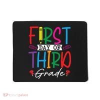 Retro First Day Of Third Grade Team Students Back To School Mousepad thumb 0
