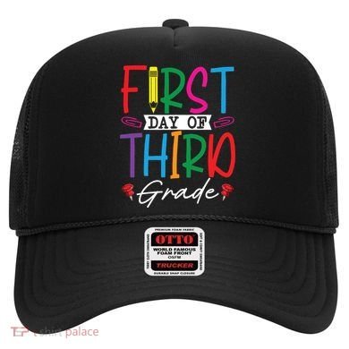 Retro First Day Of Third Grade Team Students Back To School Hat