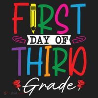 Retro First Day Of Third Grade Team Students Back To School Hat thumb 2