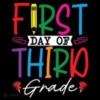 Retro First Day Of Third Grade Team Students Back To School Kids Sweatshirt thumb 2