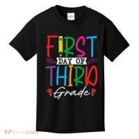 Retro First Day Of Third Grade Team Students Back To School Kids T-Shirt thumb 0