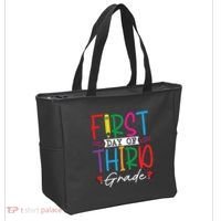 Retro First Day Of Third Grade Team Students Back To School Tote Bag thumb 2