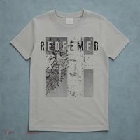 Redeemed Faded Distressed Grunge Lion With Cross Christian T-Shirt thumb 5
