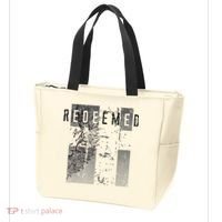 Redeemed Faded Distressed Grunge Lion With Cross Christian Tote Bag thumb 3