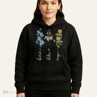 Retro Foxtrots Deltas Tangos Flower Hoodie thumb 5