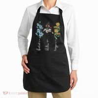 Retro Foxtrots Deltas Tangos Flower Apron thumb 2