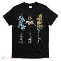 Retro Foxtrots Deltas Tangos Flower T-Shirt thumb 0