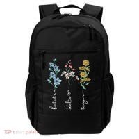 Retro Foxtrots Deltas Tangos Flower Backpack thumb 0
