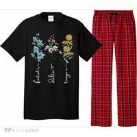 Retro Foxtrots Deltas Tangos Flower Pajama Set thumb 0